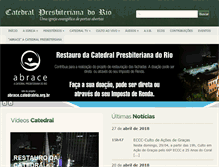 Tablet Screenshot of catedralrio.org.br